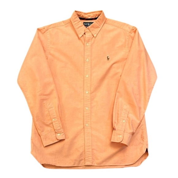 Ralph Lauren Other - VTG 90’s Ralph Lauren Classic Fit Oxford Button Down Shirt Orange Cotton Large